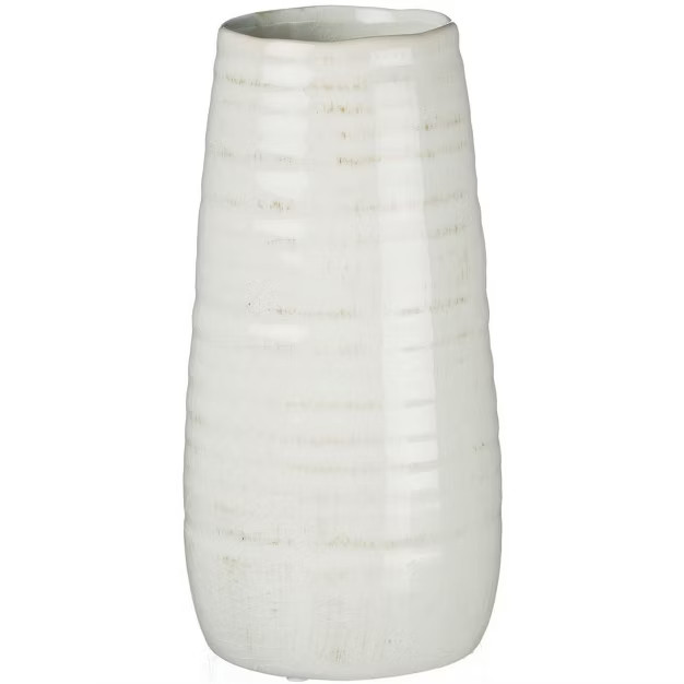 Sullivans Tall Ceramic Vase 11.5"H Off-White | Target