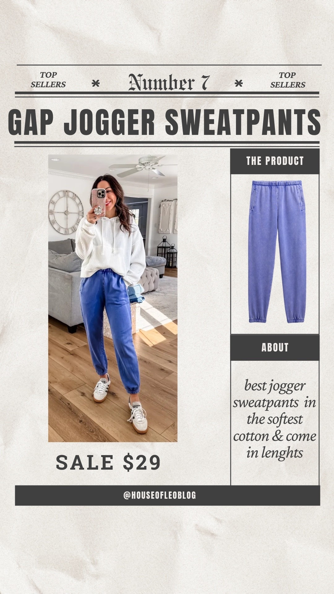 Xs petite jogger sweatpants. Small hoodie.

#LTKOver40 #LTKSaleAlert #LTKPetite