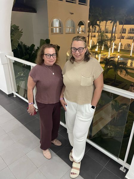 Mom and me in our matching viral Amazon matching sets! Love all the color options on these. Perfect for breezier summer nights & travel

#LTKstyletip #LTKmidsize #LTKtravel