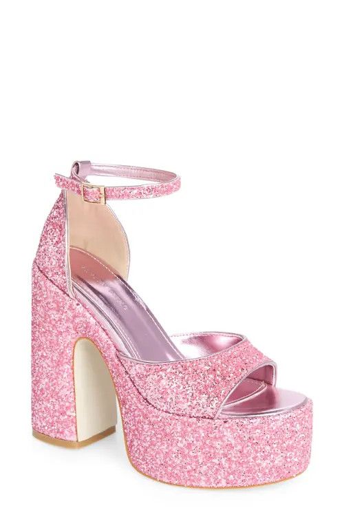 Bali Glitter Platform Sandal (Women) | Nordstrom