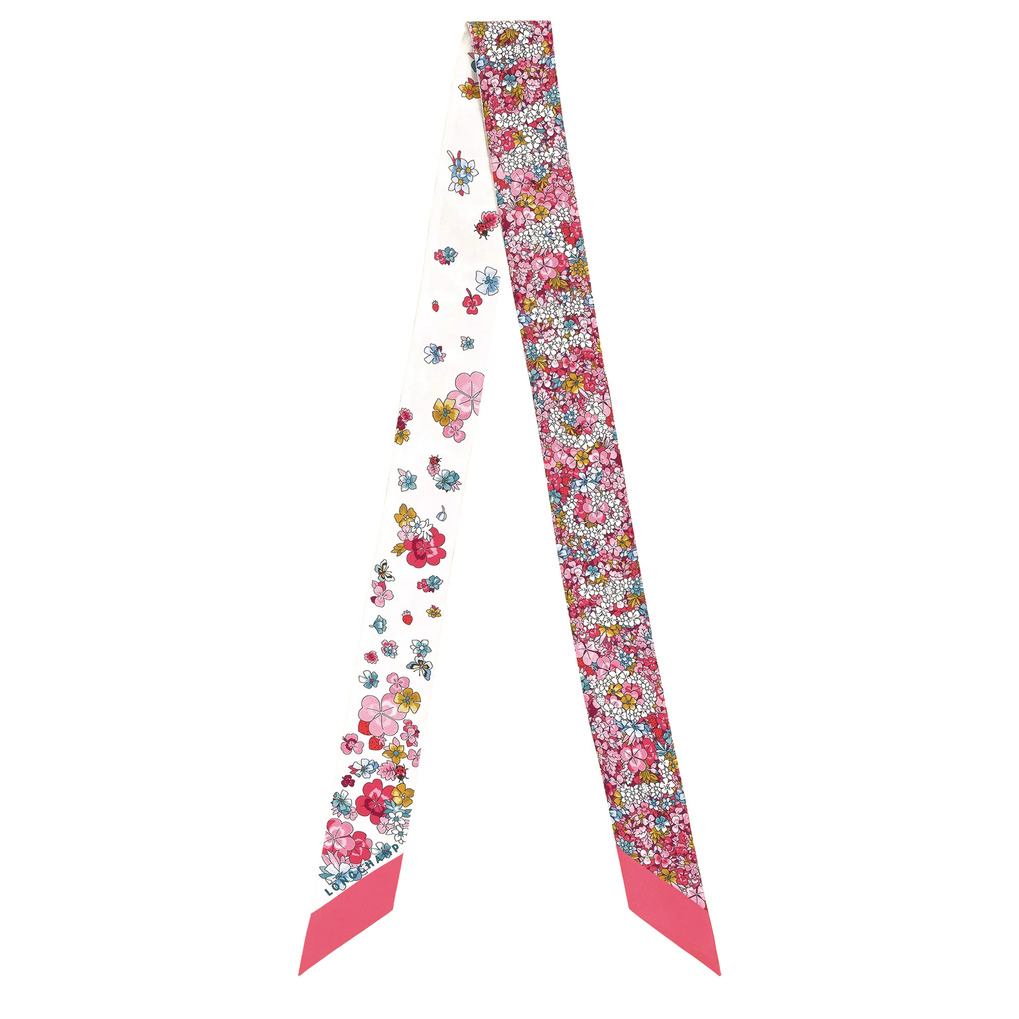 Frise Fleurie Headband Shrimp - Silk | Longchamp US | Longchamp