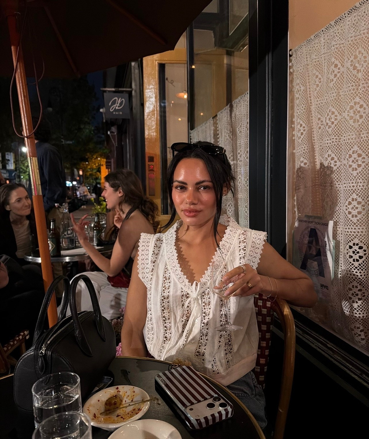 NYC dinner outfit inspo | Sézane lace top

#LTKdayinmylife #LTKootd #LTKSeasonal