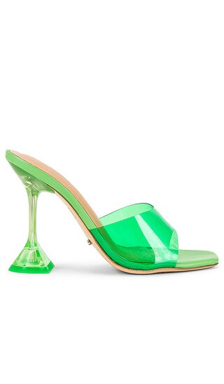 Serri Sandal in Vinylite & Lime Nappa | Revolve Clothing (Global)