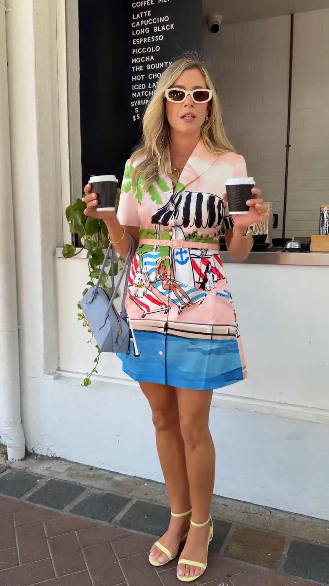 Chic summer vibes in this bright printed mini shirt dress.

Dress size 10 Leo Lin
Shoes size 10 Wittner
Sunnies Miu Miu
Bag Alaia 
 

#LTKsummer #LTKaustralia #LTKdresses