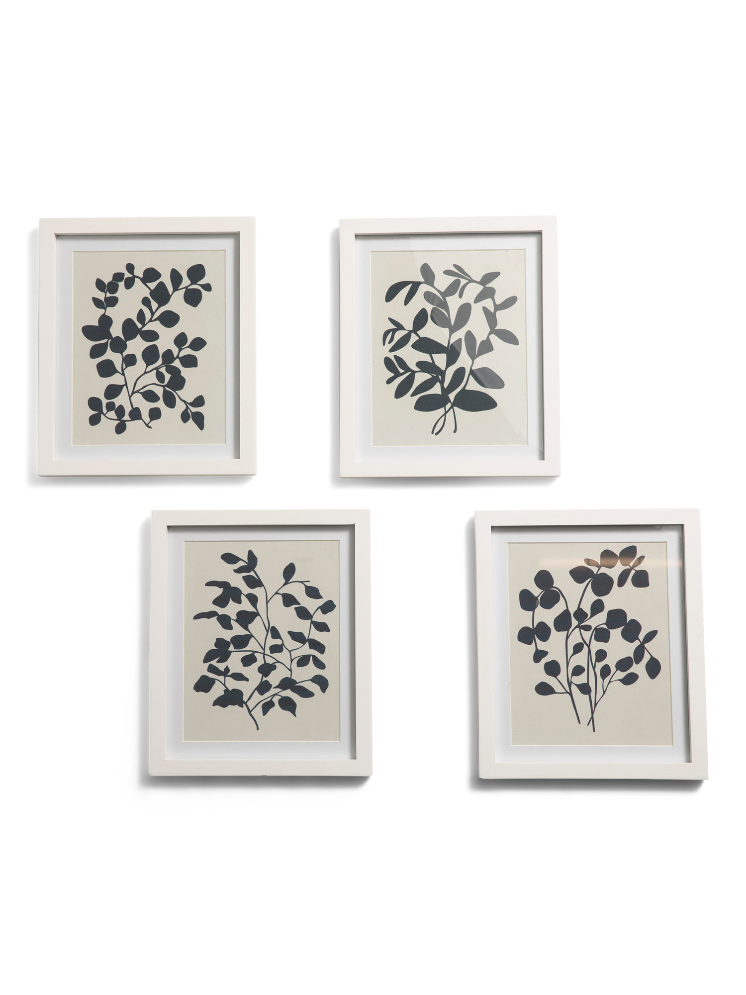 Set Of 4 10x12 Leafy Vine Hanging Wall Prints | TJ Maxx