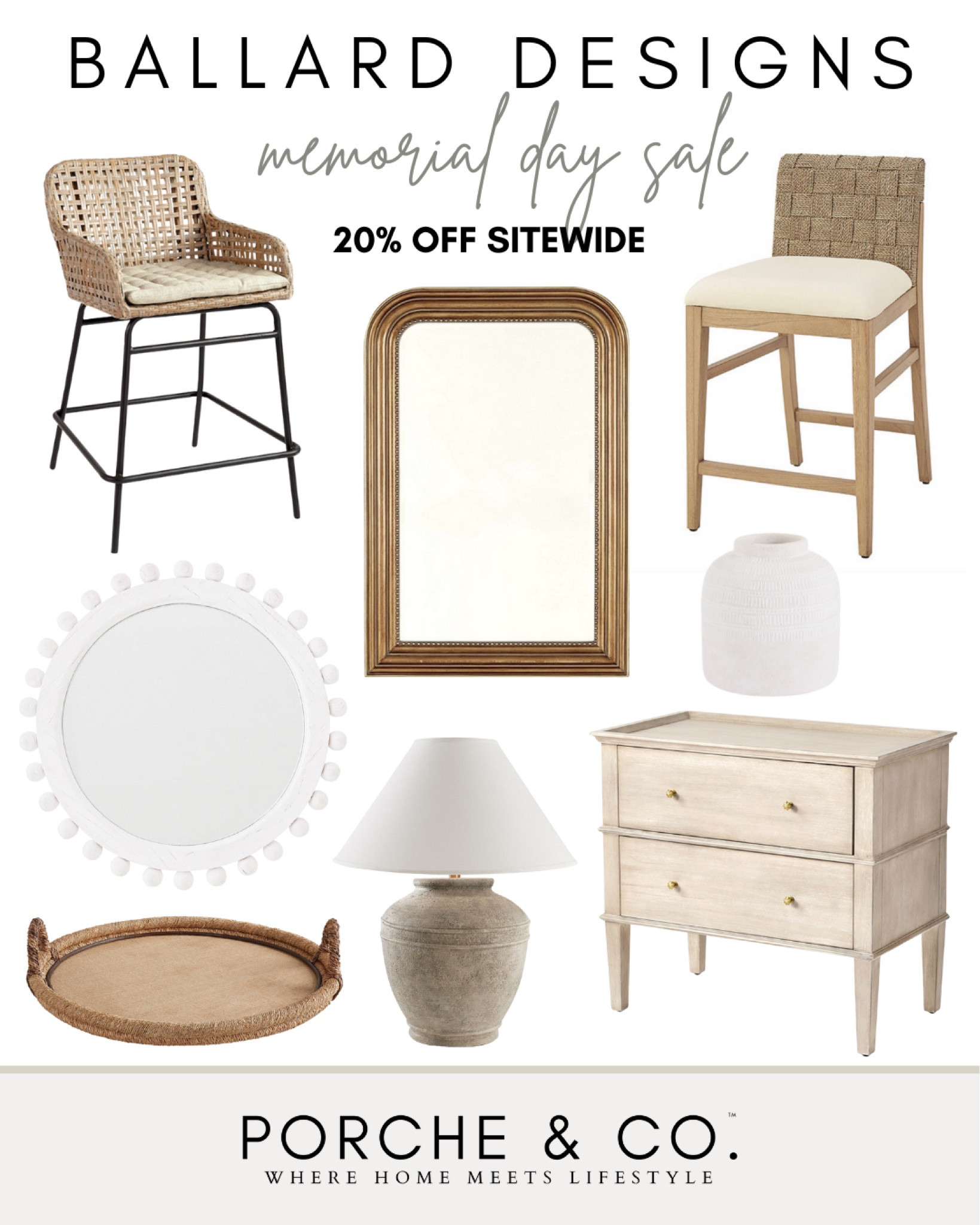 Memorial Day sale, Ballard designs, furniture sale, home decor sale 

#LTKhome #LTKsalealert #LTKstyletip