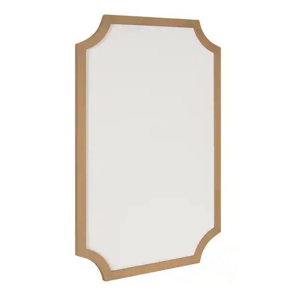 Kate and Laurel Holbrook Scalloped Rectangle Framed Pinboard - 24x36 - Overstock - 32746620 | Bed Bath & Beyond