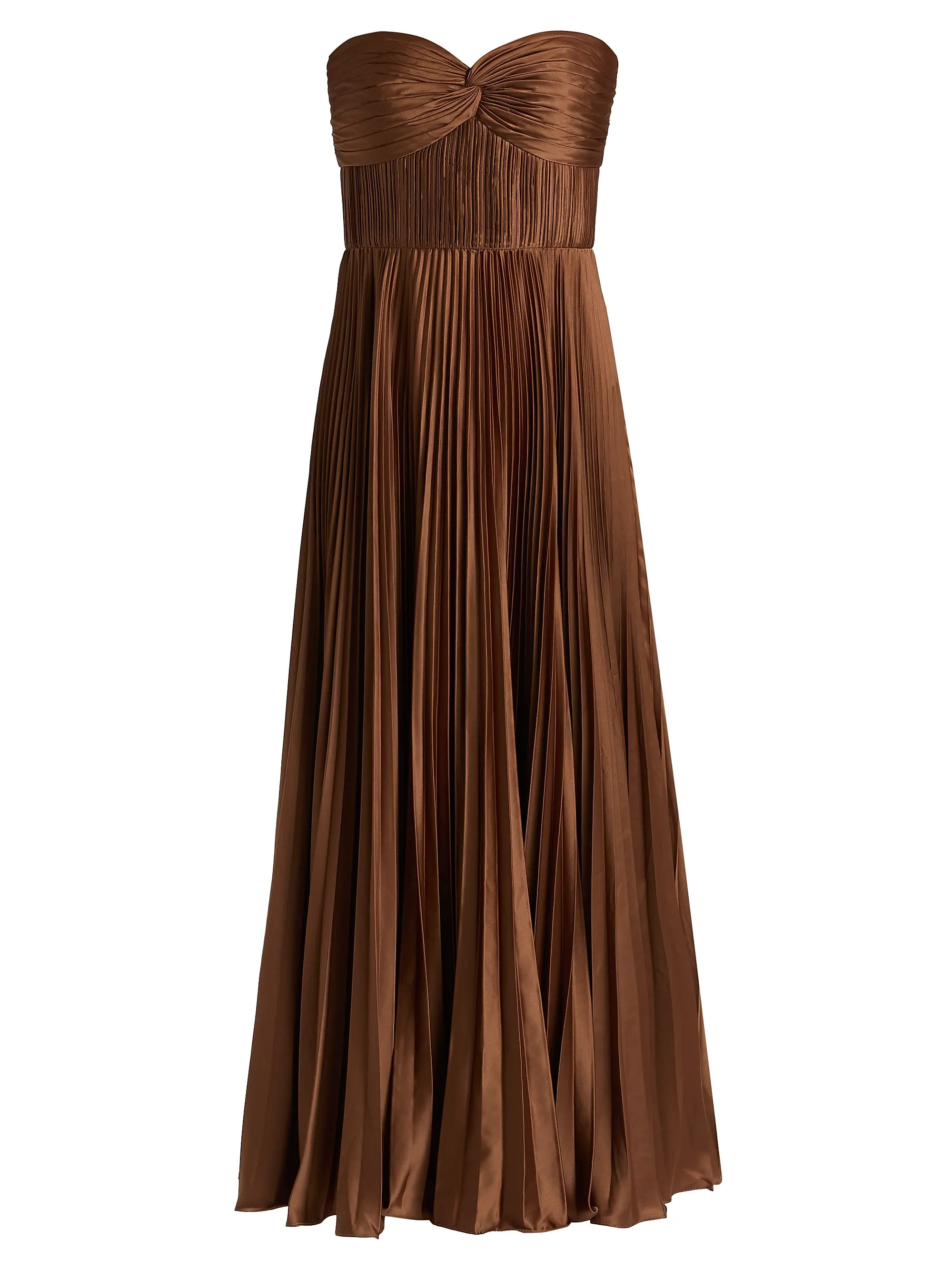 DressesEvening GownsBEST SELLERAmurPleated Strapless Belle Dress$598 | Saks Fifth Avenue
