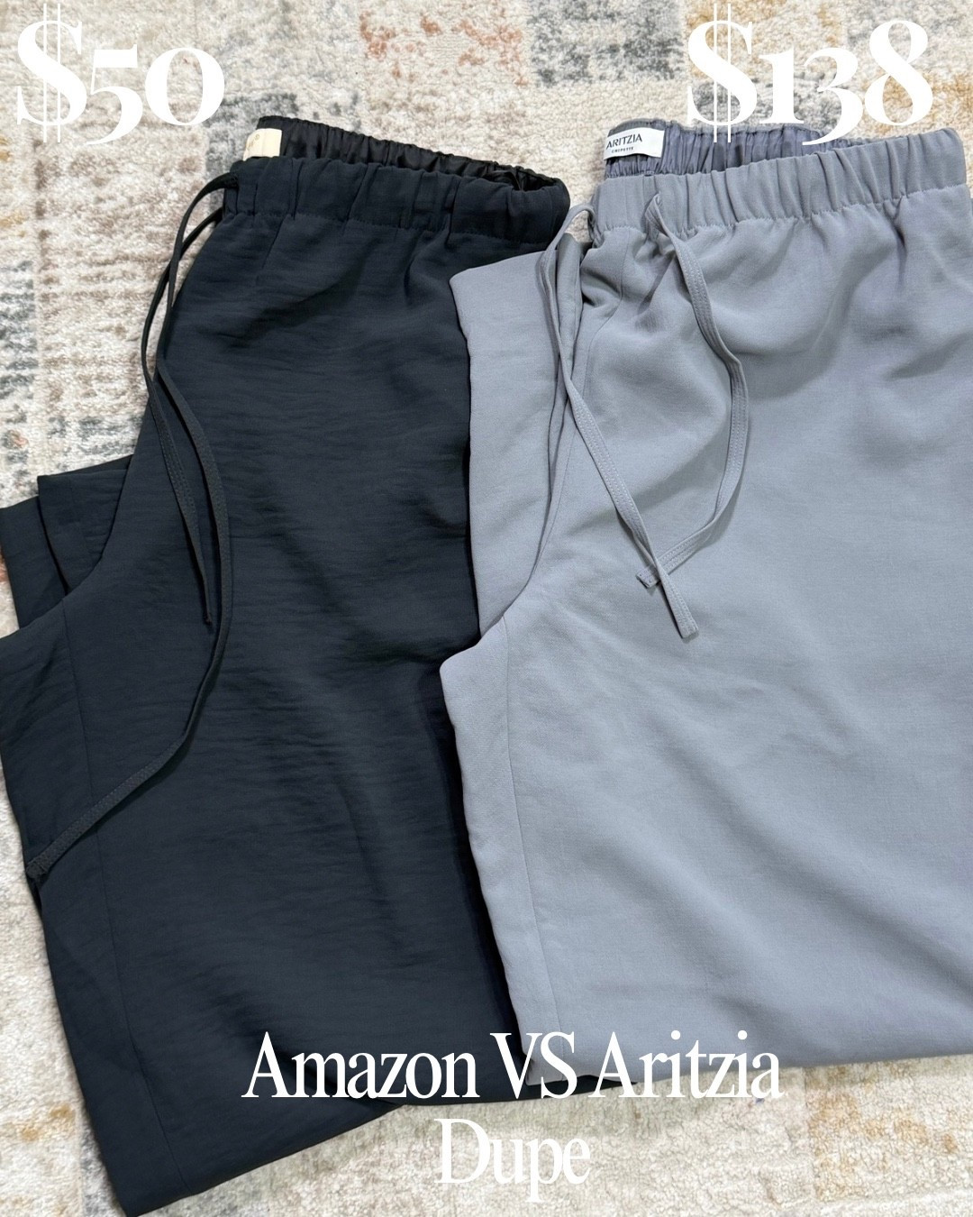 If you’ve been eyeing the viral Aritzia effortless trousers but not the $138 price tag… these Amazon look-for-less pants are it. 👏🏽

✨ Wrinkle-resistant fabric
✨ Wide-leg, effortless fit
✨ High-rise adjustable waistband
✨ Deep pockets
✨ Lightweight, breathable & travel-friendly
✨ 7 gorgeous colors
✨ XS–XL
✨ Under $50

These are perfect for work, church, travel, teacher outfits, date night, brunch, errands, or whenever you want to look polished without sacrificing comfort.

Sizing Reference: I’m 5’5”, 165 lbs, wearing a Large.

#amazonfashion #amazonfinds #fashionover40 #workwearstyle #widelegpants

#LTKOver40