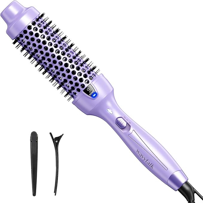 Wavytalk Thermal Brush, 1.5 Inch Ionic Heated Round Brush Creates Blowout Look, Thermal Round Bru... | Amazon (US)