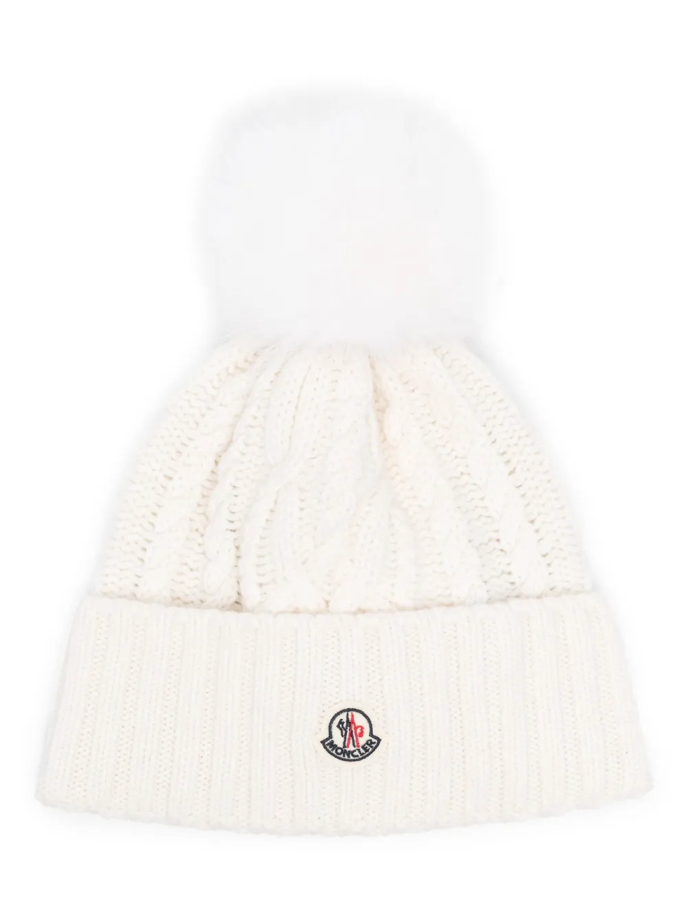 logo-patch wool-cashmere blend beanie | Farfetch Global