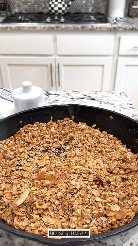 Sourdough discard skillet granola! Linked below⬇️

#LTKStyleTip #LTKSeasonal #LTKHome