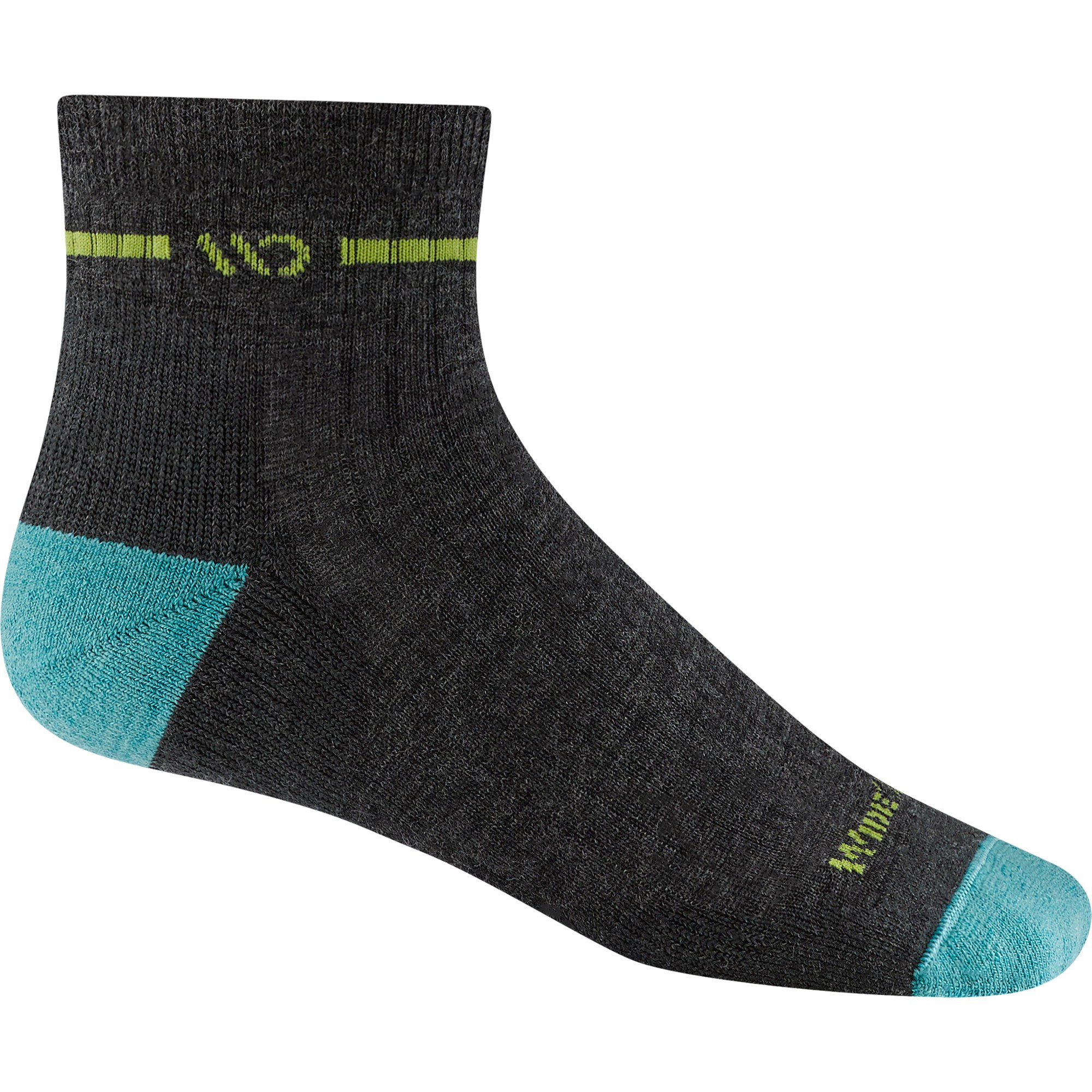 Wide Open Women's Single Stripe Cushioned Quarter Socks Gray S | REI