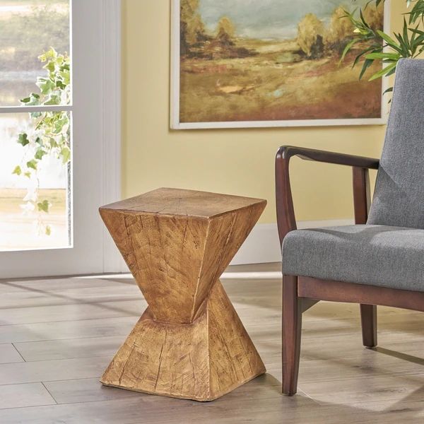 Atlas Light-Weight Concrete Side Table by Christopher Knight Home | Bed Bath & Beyond