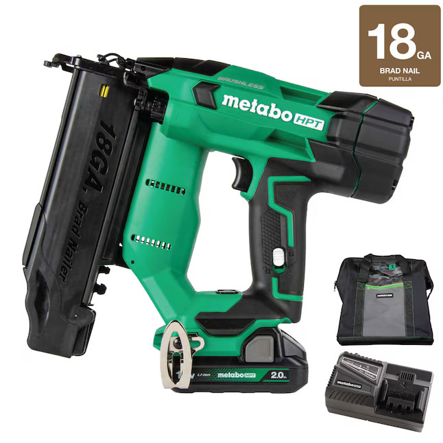 Metabo HPT MultiVolt 2-in 18 -Gauge Cordless Straight Brad Nailer (Battery Included and Charger I... | Lowe's