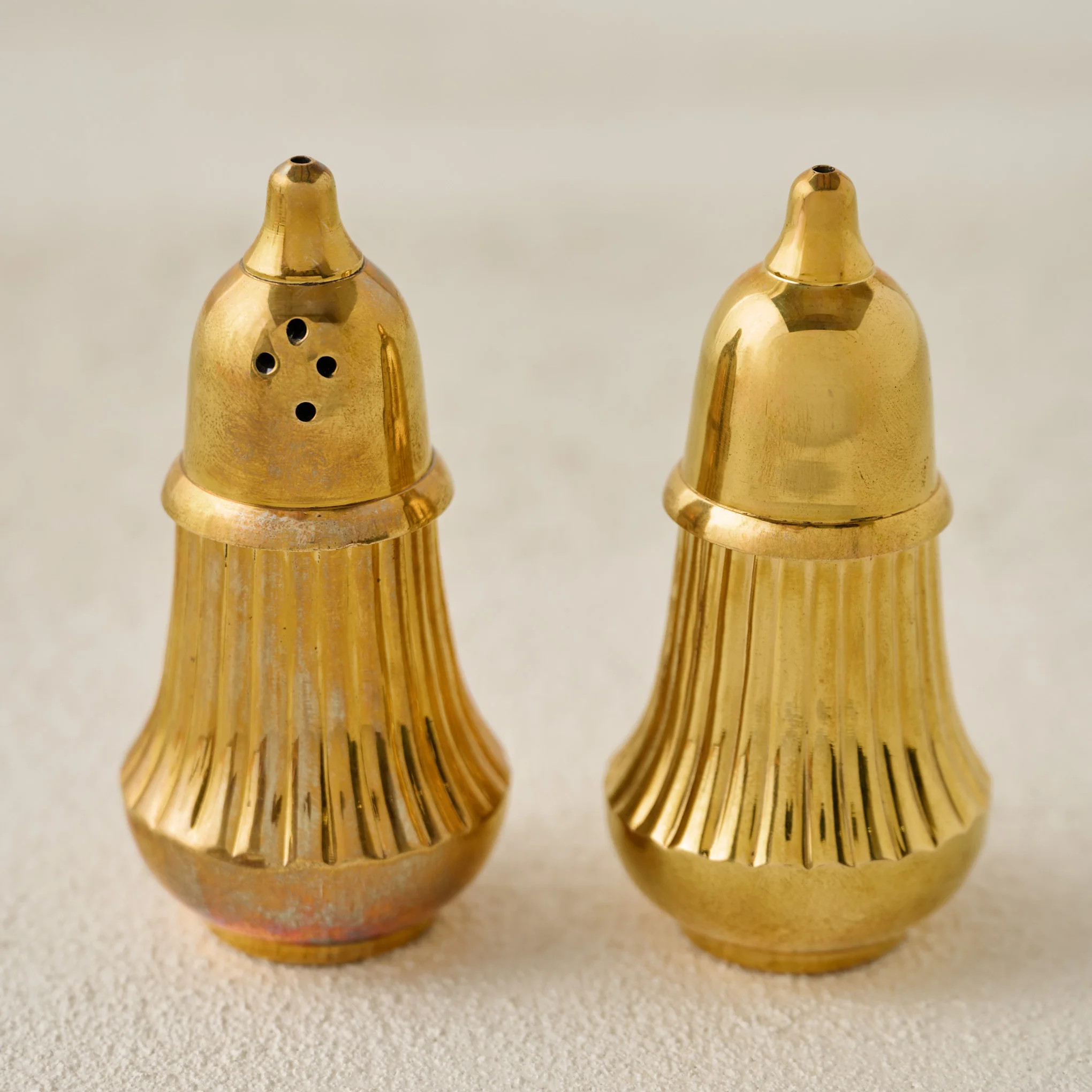 Brass Salt + Pepper Set | Magnolia