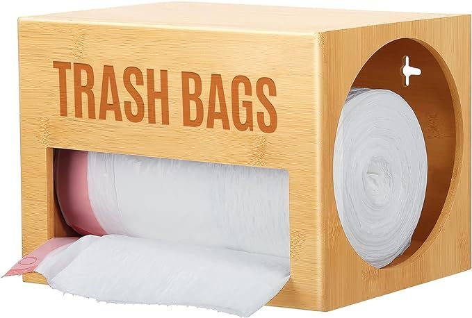 Libreshine Extra Large Trash Bag Organizer for Kitchen, Garbage Bag Dispenser Roll Holder Under S... | Amazon (US)