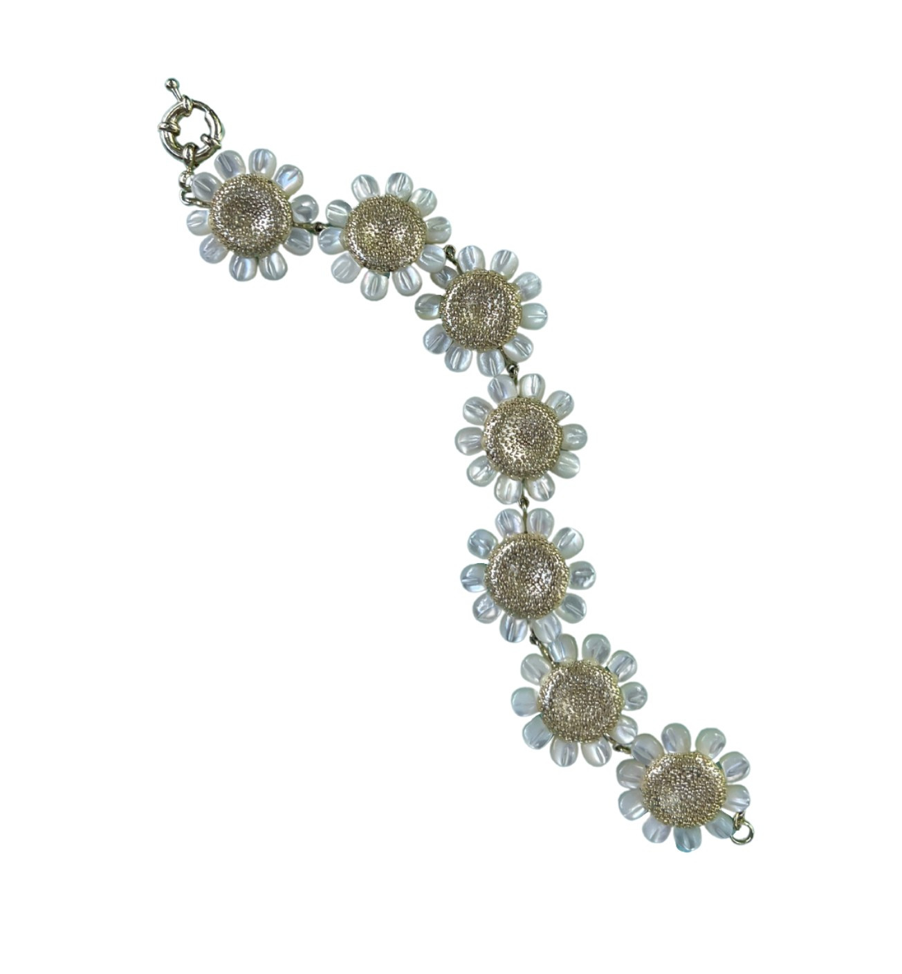 Golden Daisy Bracelet | Nicola Bathie Jewelry