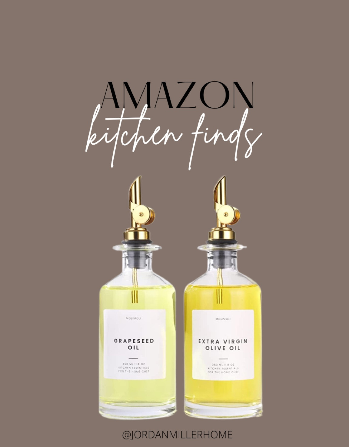 Love these glass dispensers! Perfect to
Leave on the counter with oil & vinegar or use in something fun like a coffee bar!

Amazon, amazon home, amazon finds, kitchen gadgets, kitchen decor 

#LTKhome #LTKunder50 #LTKFind