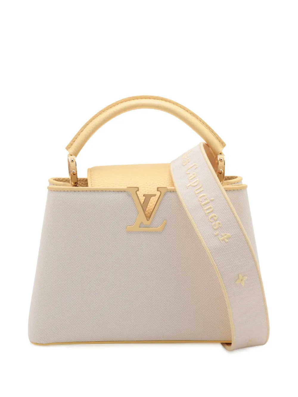 Louis Vuitton Pre-Owned 2021-2025 Canvas Taurillon Capucines BB satchel - Brown | Farfetch Global