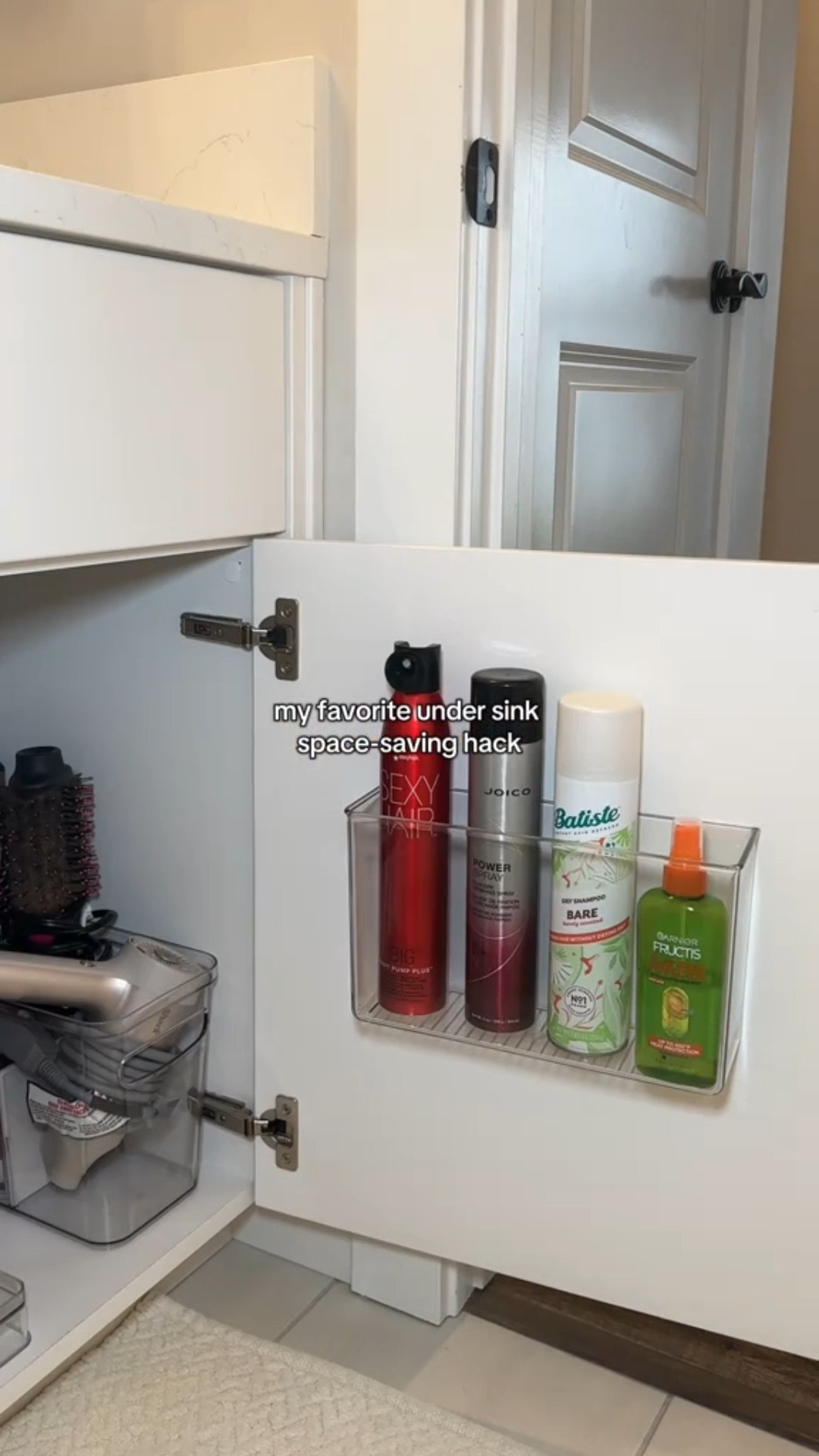 My favorite under sink storage hack as a professional organizer ✨🤍 this is the large size! 

#LTKFindsUnder50 #LTKSaleAlert #LTKHome