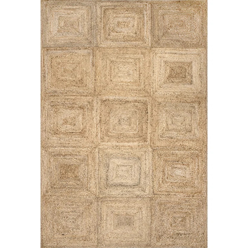 Lauren Liess x Rugs USA Juniper Tiled Jute Area Rug | Wayfair North America