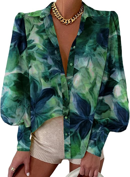 BTFBM Blouses for Women Dressy Casual Long Sleeve Shirts | Amazon (US)