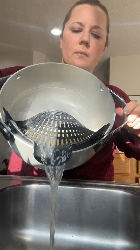 Loving this clip on pasta strainer in the kitchen  

#LTKhome