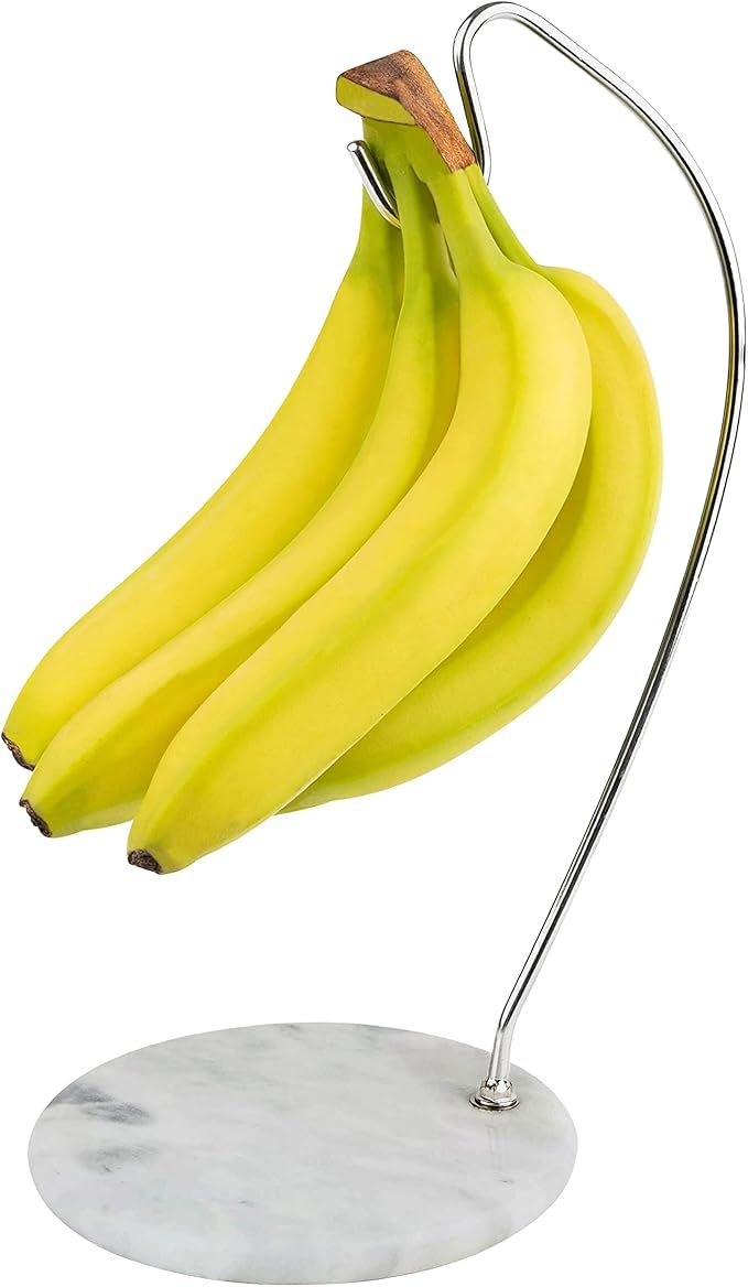 Homeries Marble Banana Holder, Eye-Catching Kitchen Banana Hanger, Countertop Tree for Fruits, Th... | Amazon (US)