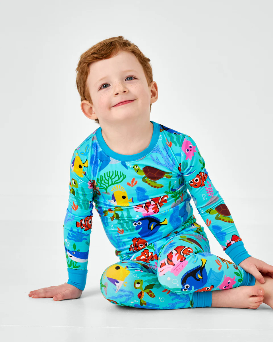 Pixar Nemo's Reef Two-Piece Pajama Set | Little Sleepies