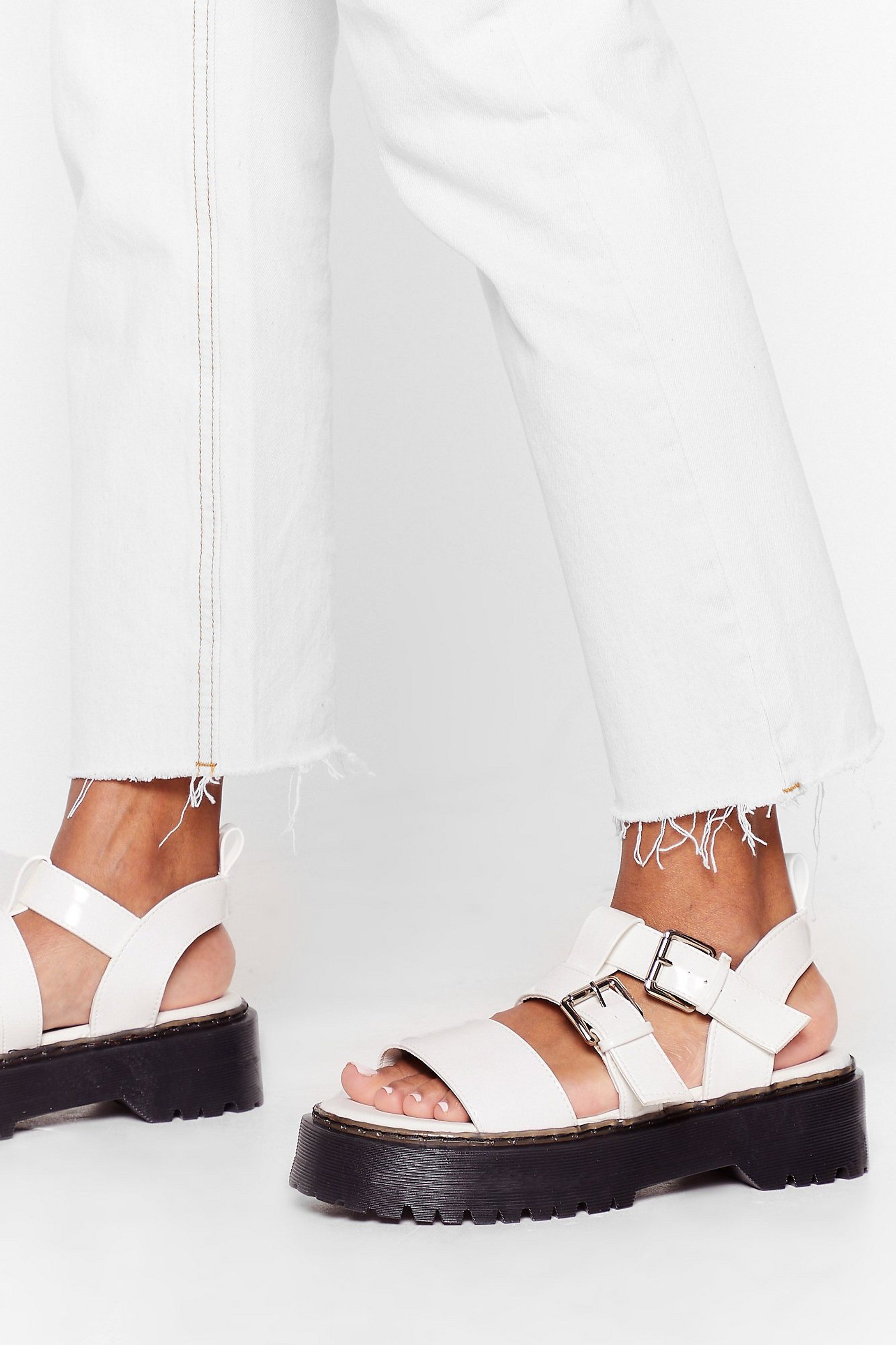 Strapped in Cleated Platform Sandals | NastyGal (US & CA)