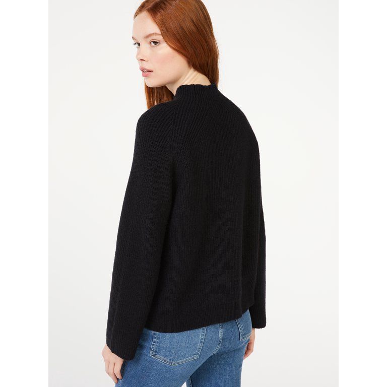 Free Assembly Women's Mock Neck Sweater | Walmart (US)