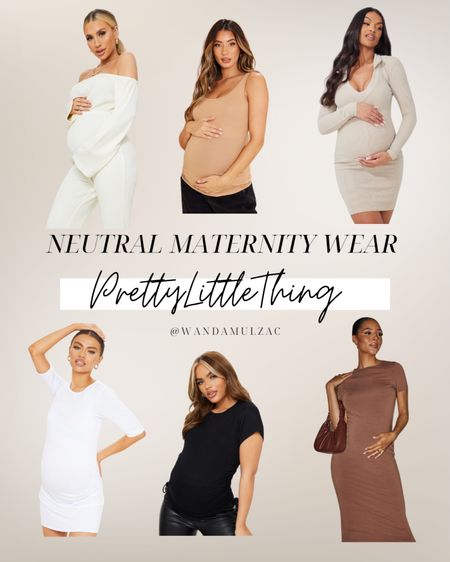 Great neutral maternity basics at PrettyLittleThing! Love the room these allow for my growing bump and can be mix and matched with so many things! 

#LTKunder50 #LTKstyletip #LTKbump