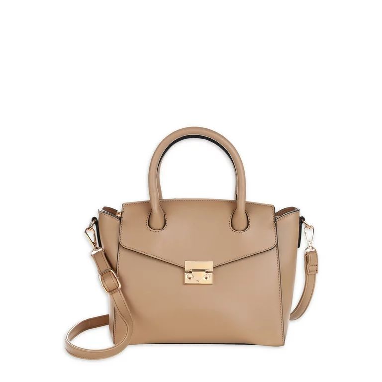 BeCool Women's Structured Satchel Handbag | Walmart (US)