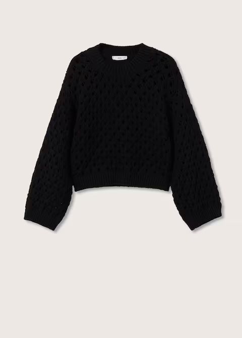 Openwork knit sweater | MANGO (US)