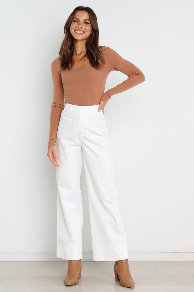 Hilary Pant - White | Petal & Pup (AU)