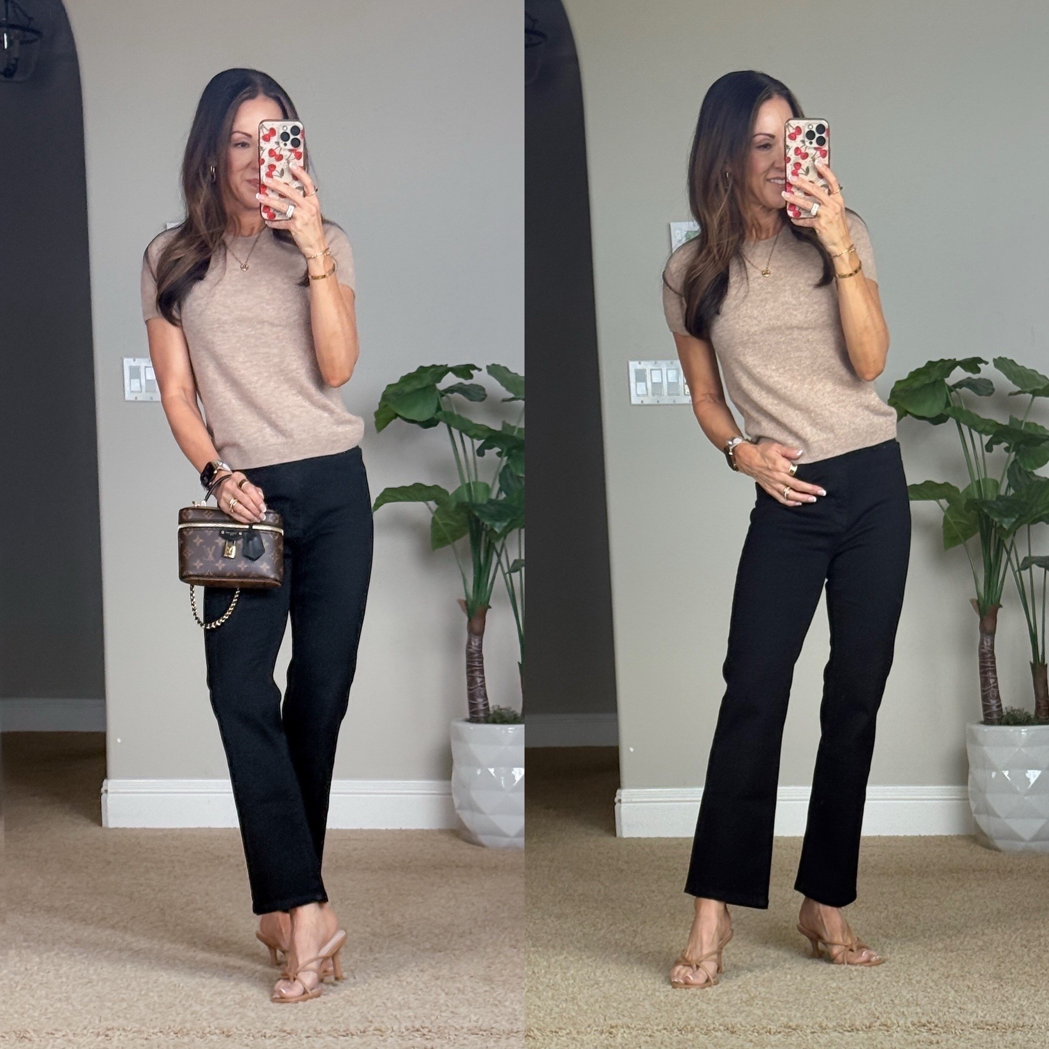These kick flare jeans are so flattering and easy to style I love that they come in multiple length options, which makes them perfect for petites.
I'm wearing size 24 in the 26" length. Paired with this soft, lightweight sweater in size XS for an easy everyday look you can dress up or down.

For reference: I'm 5'1", 107 Ibs.

kick flare jeans, petite friendly jeans, how to style kick flare jeans, everyday outfit ideas, casual chic outfits, neutral outfit inspo, flattering denim, spring outfits

#LTKPetite #LTKootd #LTKOver40