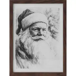 Black & White Santa Wall Art by Ashland® | 12" x 16" | Michaels® | Michaels Stores