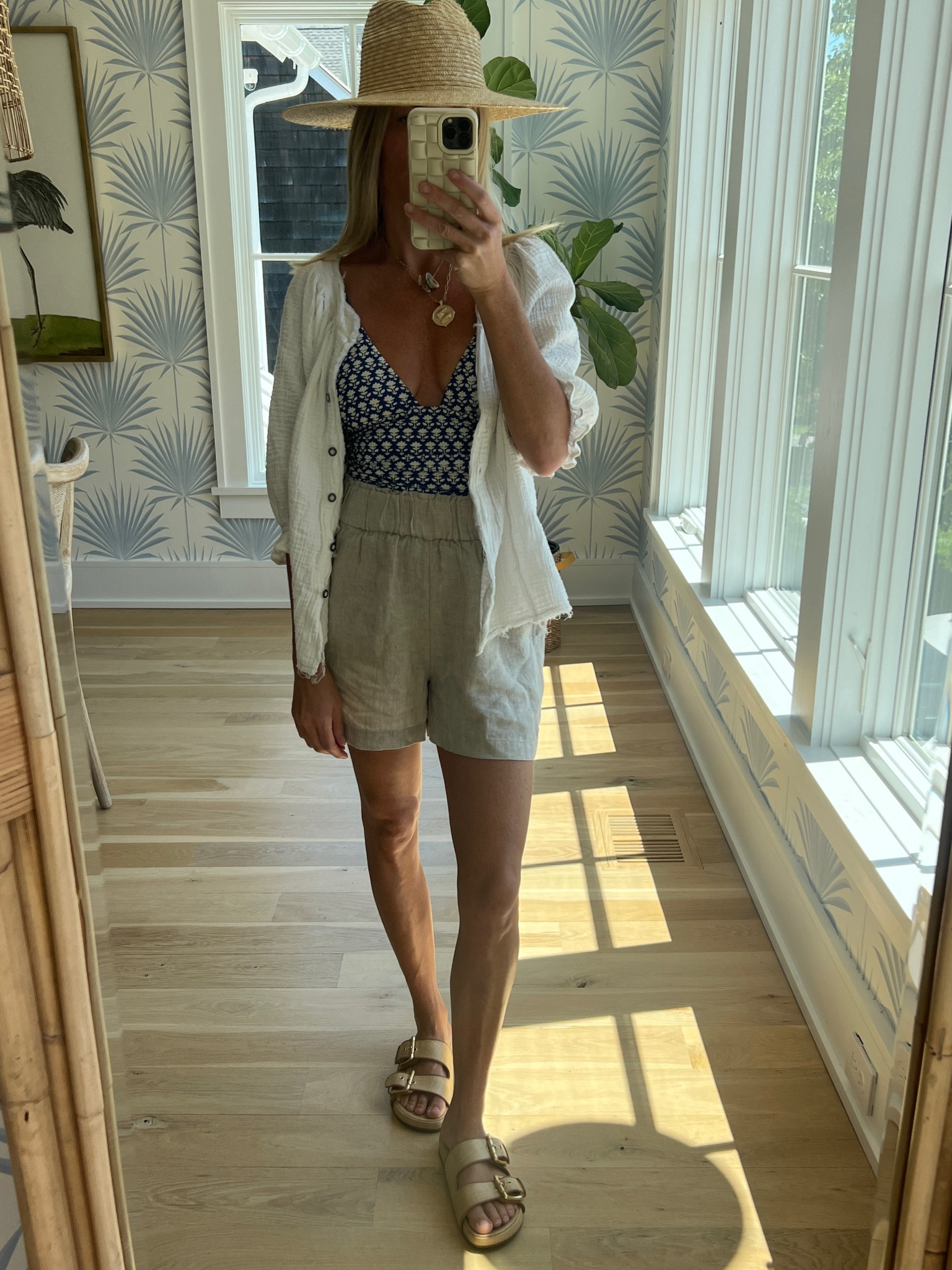 Pool outfit today 🤍🐚 Liz Joy Pure Joy Home 