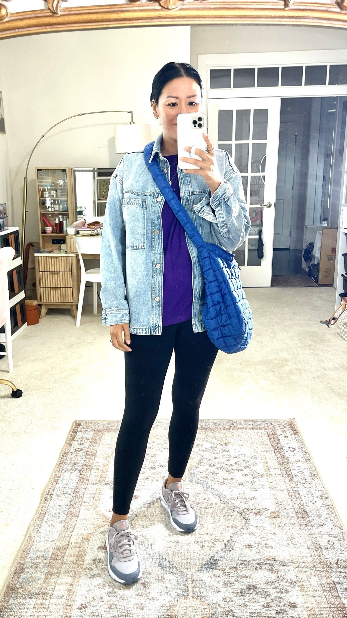 Size small leggings
Size small shirt
Sneakers are true to size 

Exact jacket and sneakers are older


#LTKStyleTip #LTKOver40 #LTKSeasonal