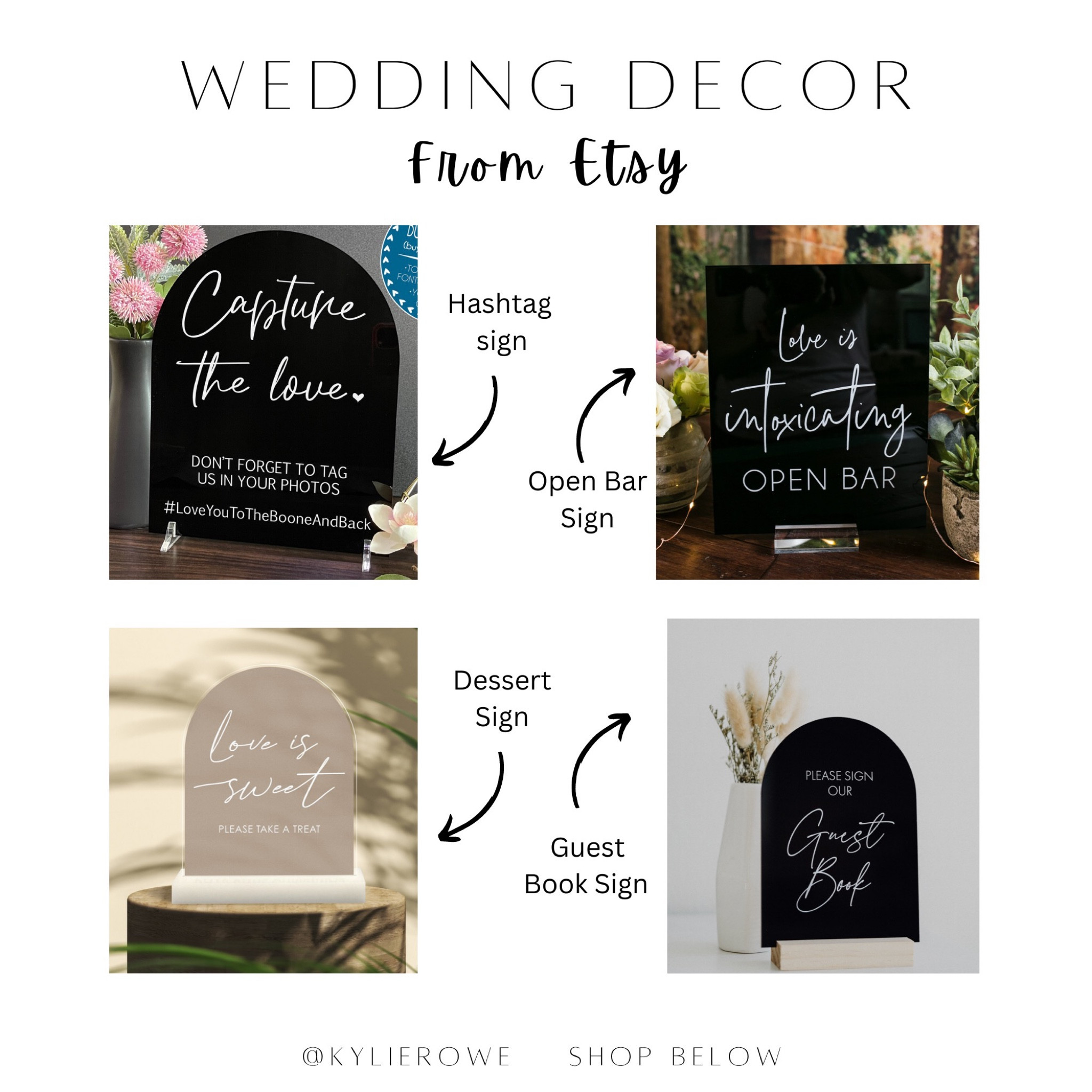 wedding decor | etsy finds | wedding finds | wedding signage | wedding signs 

#LTKwedding