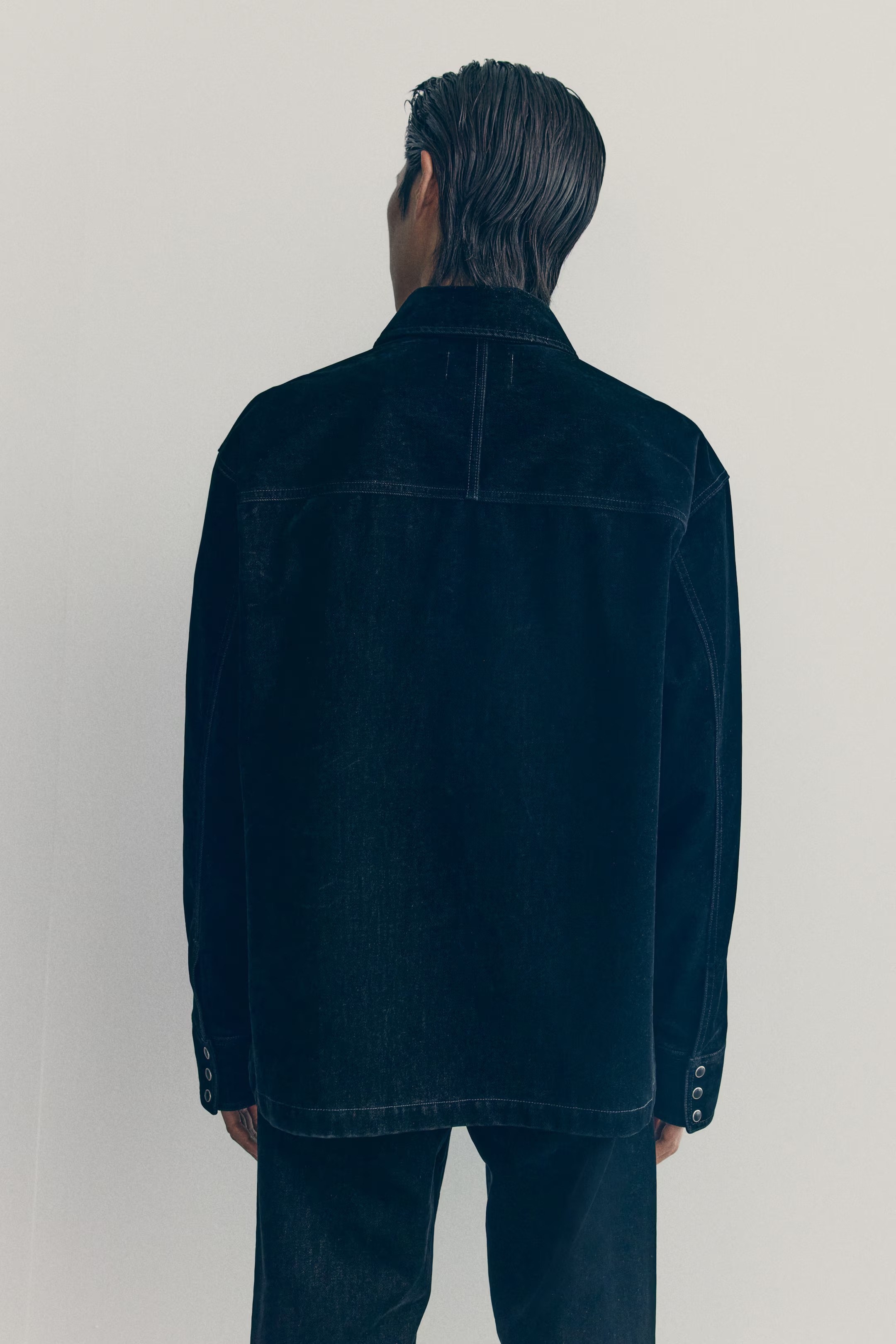 Brushed twill overshirt | H&M (UK, MY, IN, SG, PH, TW, HK)