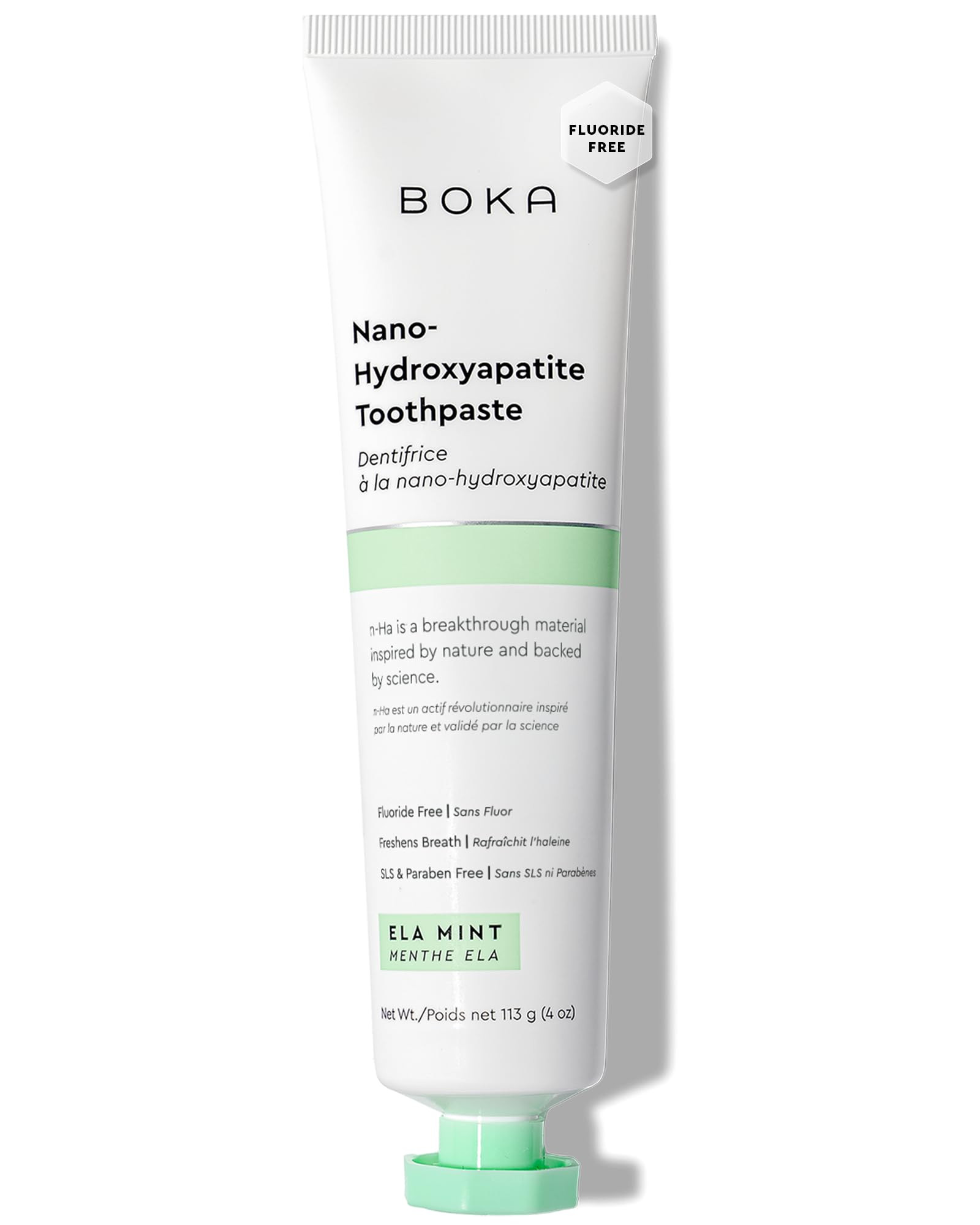 Boka Fluoride Free Toothpaste, Nano Hydroxyapatite Toothpaste, Appropriate for Sensitive Teeth - ... | Amazon (US)