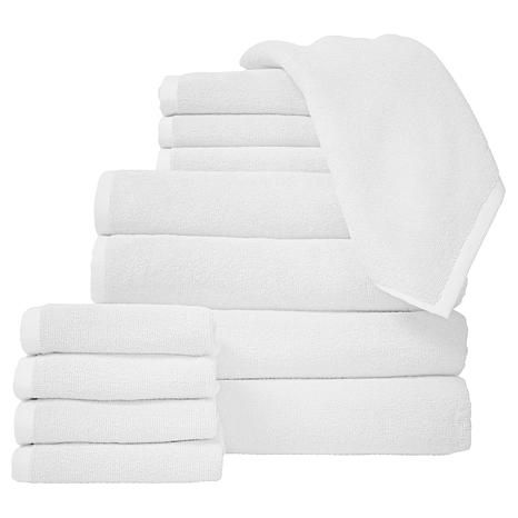 Concierge Collection Turkish Cotton 12-piece Towel Set | HSN