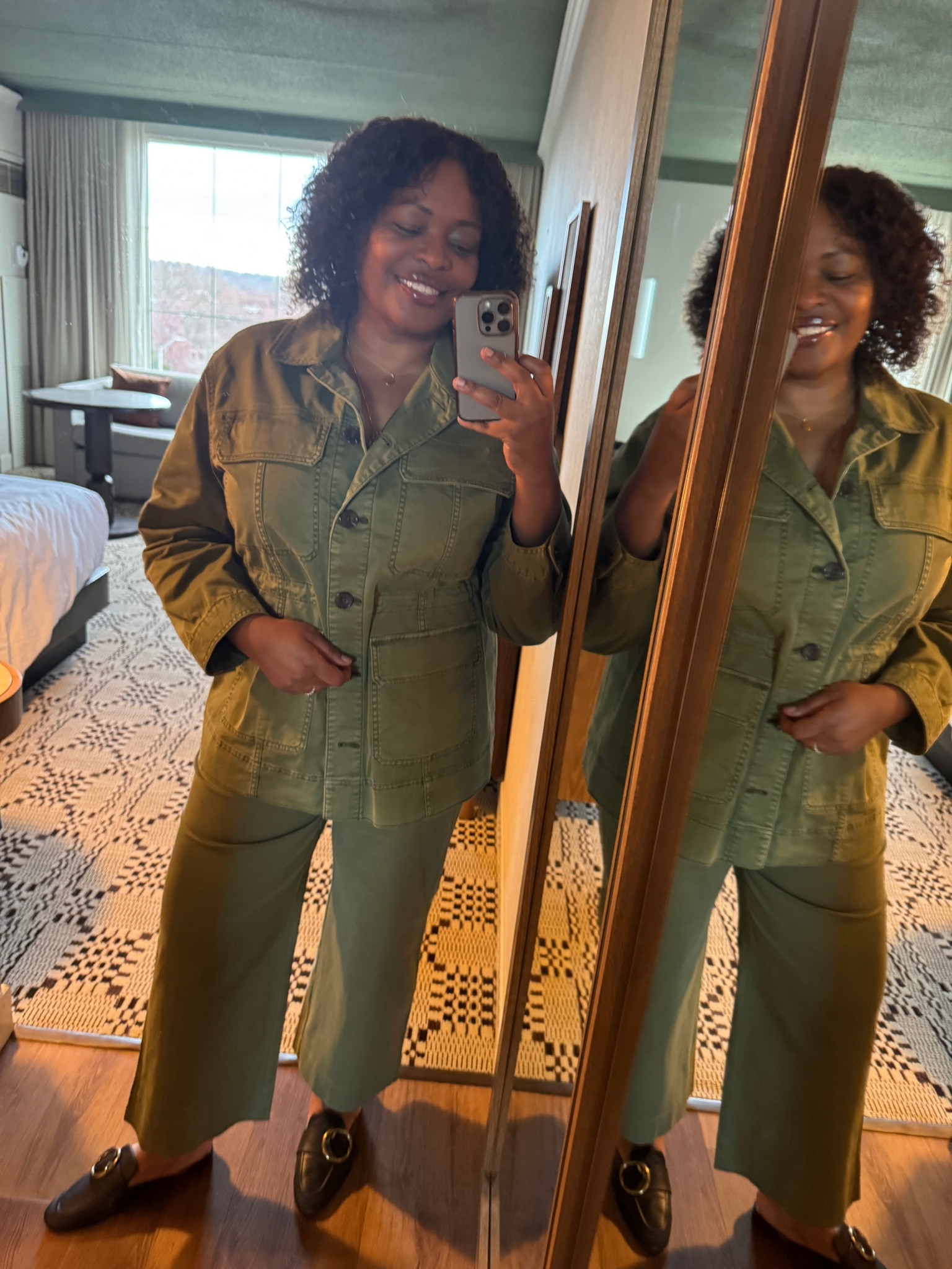 Whether you’re stepping into the boardroom, boarding a flight or heading to lunch with friends this casual look is the reminder you can be polished and unplugged. 

#LTKMidsize #LTKWorkwear #LTKOver40