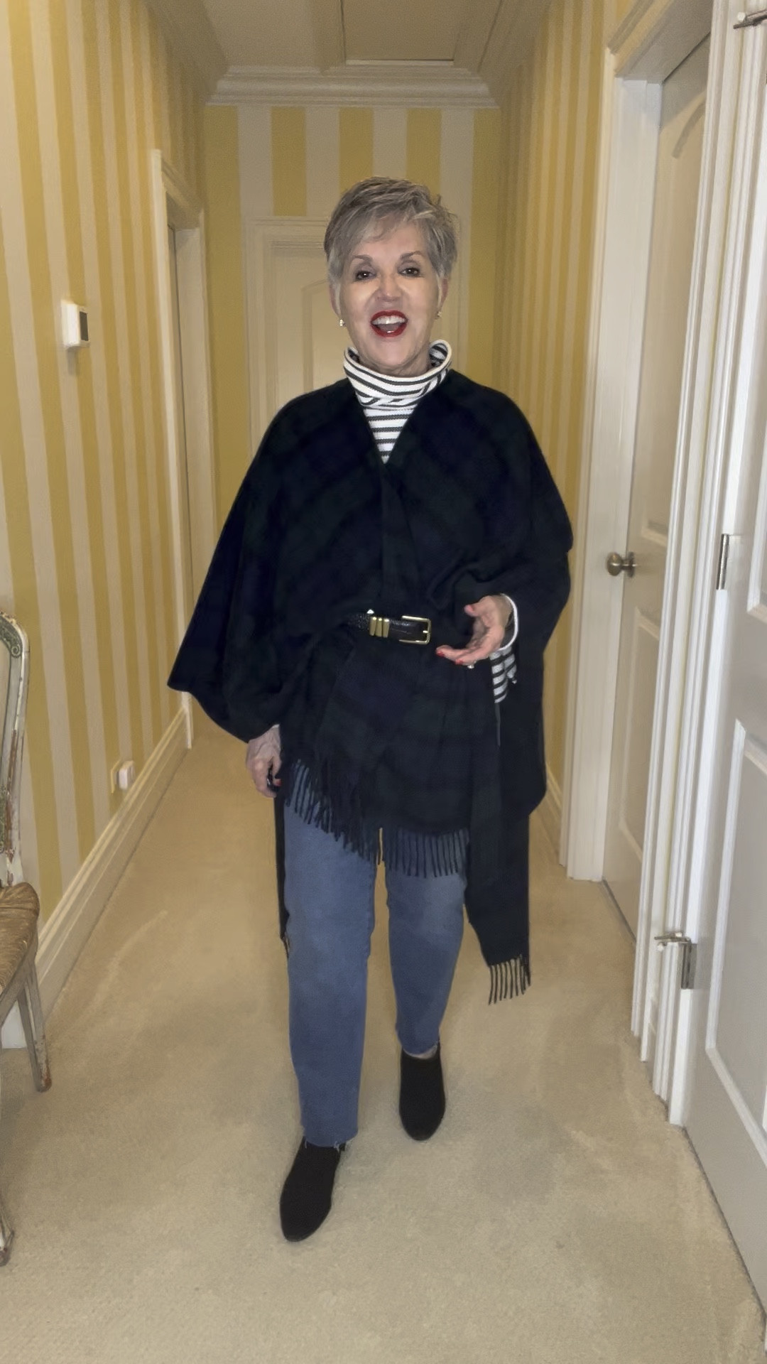 If you love classy, classic looks this post is for you.
Black Watch Plaid is a gorgeous navy, black and green plaid. Here I’m showing 5 (!) different ways to wear this from now AND ALL WINTER LONG! Perfect!
HOW TO SHOP!
1. Text me “links please” and I’ll send them right over.
2. Click on the links in my stories.
3. Click on the link in my profile to my LTK site! Please follow me here for lots of secret fashion tips!
4. Go to this blog: Black Watch Plaid Outfits for Winter - Dr. Julie's Fun Life to see all five looks and every link and tip!😊

#LTKWatchNow #LTKSeasonal #LTKOver40