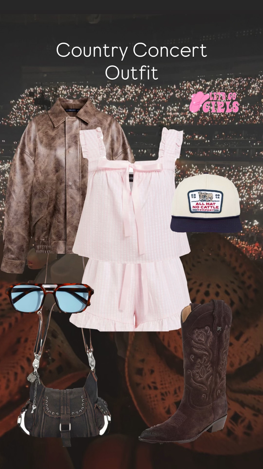 Summer country season is coming 


Country concert outfit shopping list 🤠✨ everything you need for the perfect country concert outfit: cowboy boots, western boots, denim shorts, jean skirts, mini dresses, fringe jackets, graphic tees, white dresses, cowboy hats, western belts, statement jewelry, concert outfits, Nashville style, country girl outfits, rodeo outfits, summer concert outfits, festival fashion, western fashion, country concert dresses, denim outfits, going out outfits, bachelorette outfits, and all the must-have accessories for your next country concert, rodeo, festival, or Nashville trip. The ultimate country concert outfit inspo for summer concerts, western style lovers, and country music nights 🤍 #countryconcertoutfit #countryconcertstyle #westernfashion #nashvillestyle #cowgirlstyle #concertoutfitideas #summerconcertoutfit #festivalfashion #rodeostyle #denimstyle #westernoutfit

#LTKsummer #LTKtravel