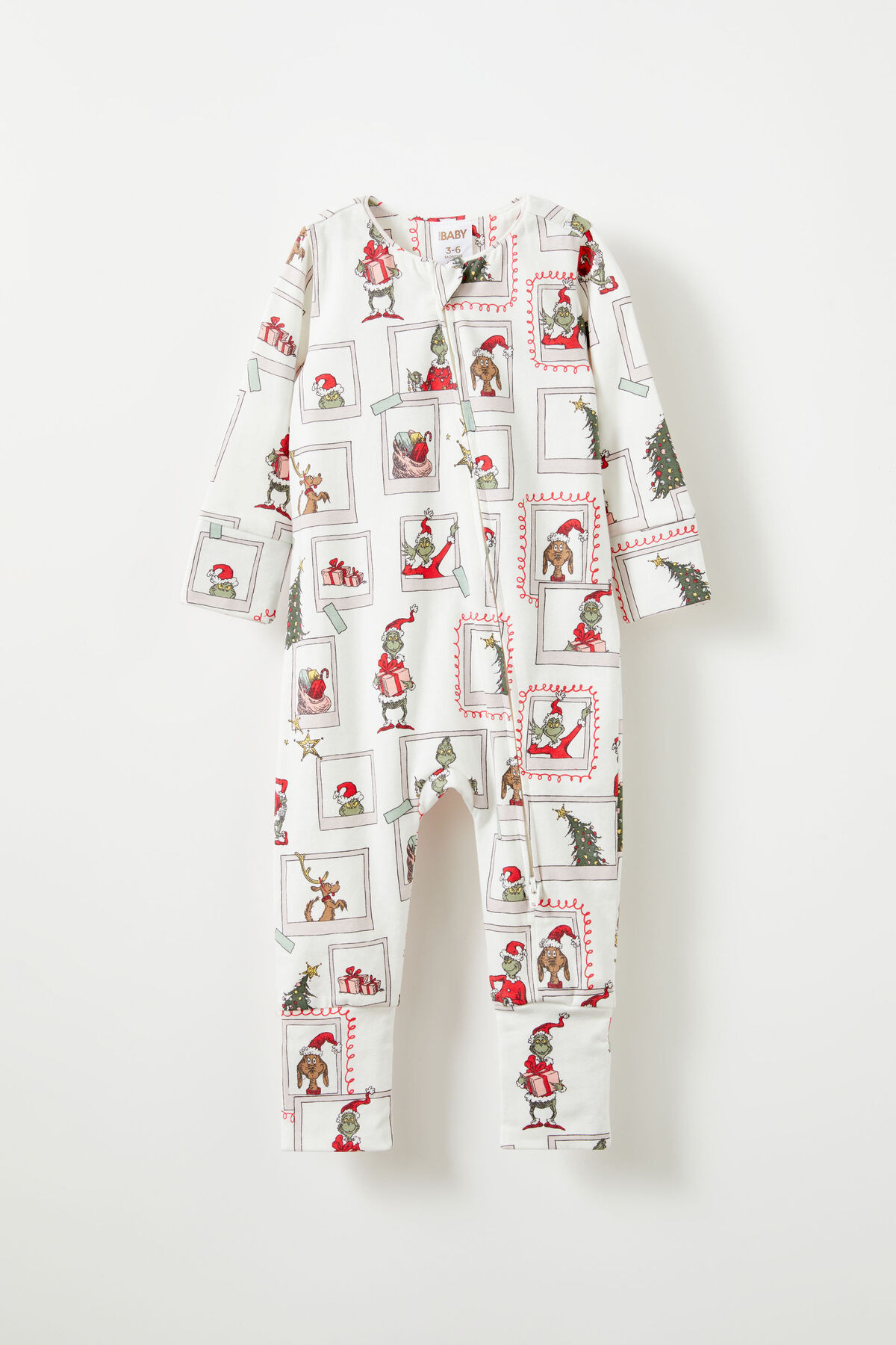 Dr Seuss The Billie Long Sleeve Zip Romper | Cotton On (US)