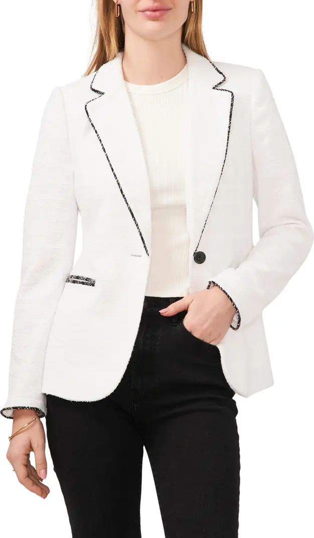 One-Button Tweed Blazer | Nordstrom
