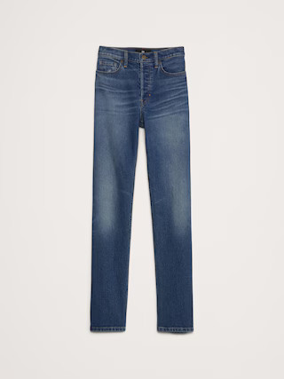 High-Rise Straight Jean | Banana Republic (US)